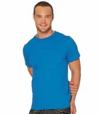 Camiseta deportiva cuello redondo para hombres